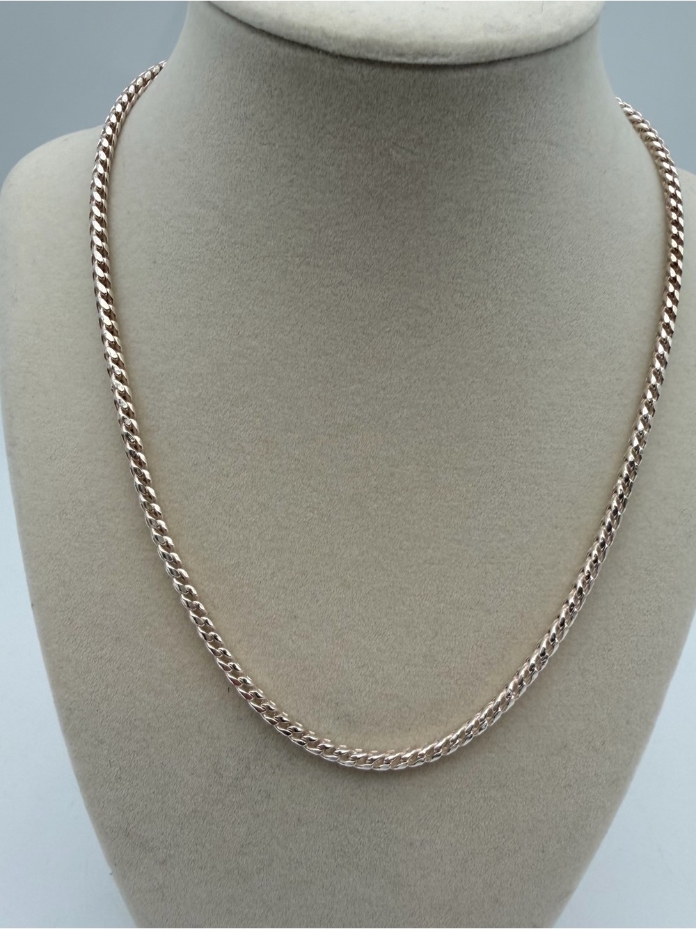 Women's 925 Sterling Silver 16 inch Curb Chain Necklace